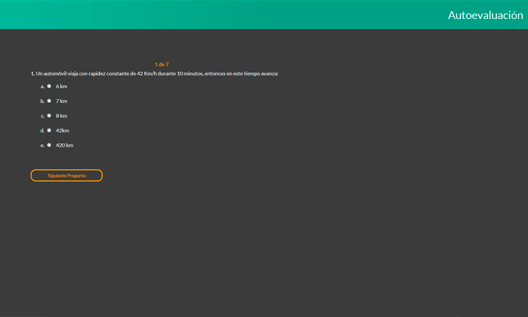 Movimiento Rectilíneo
