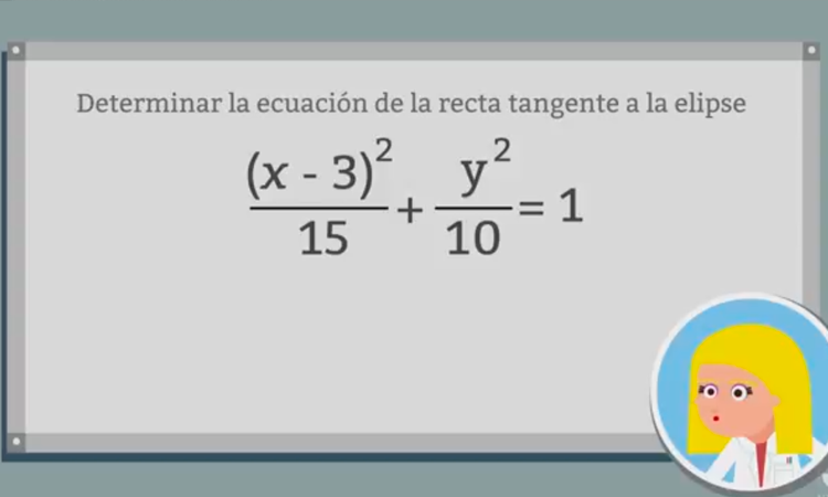 Recta Tangente a la Elipse