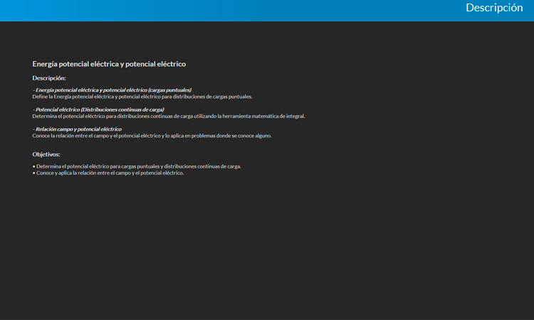 Energía Potencial Eléctrica y Potencial Eléctrico